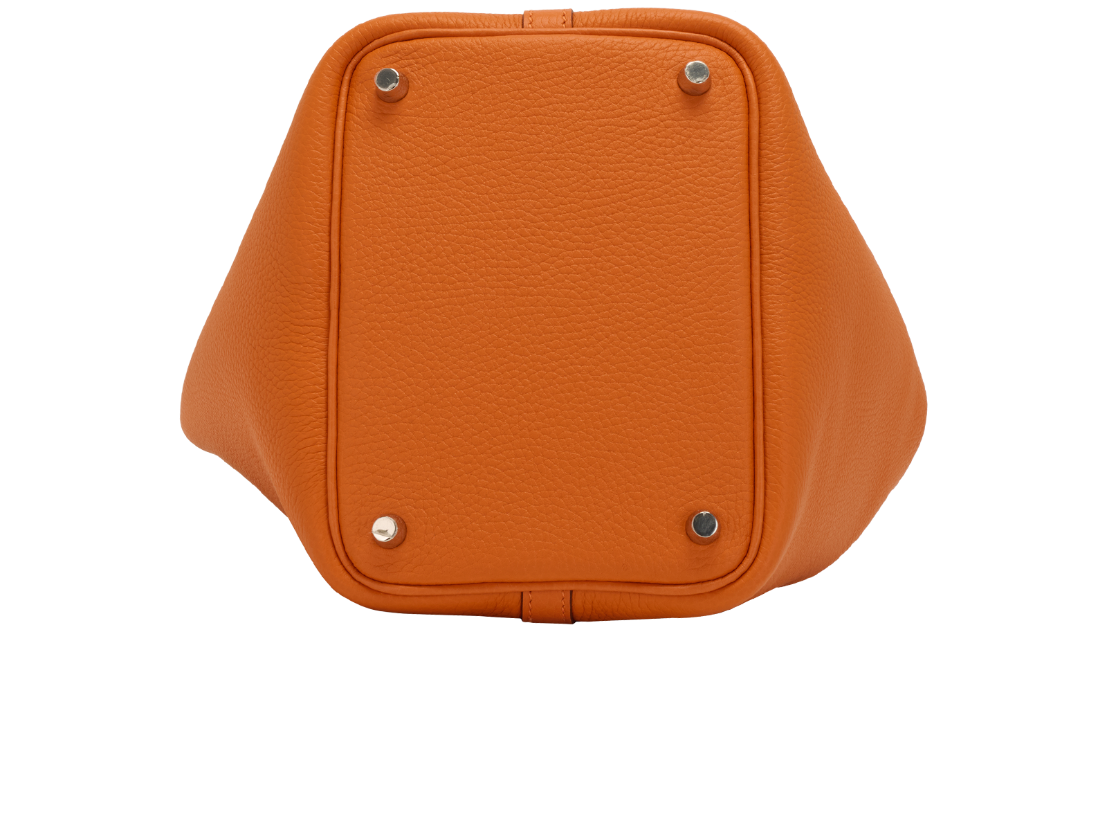 Picotin 18 In Clemence Orange, &pound;3,500, Handbags, Orange, Leather, Top view